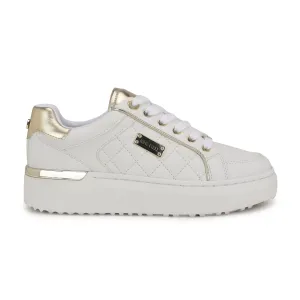 Cafee Lace-Up Platform Sneakers