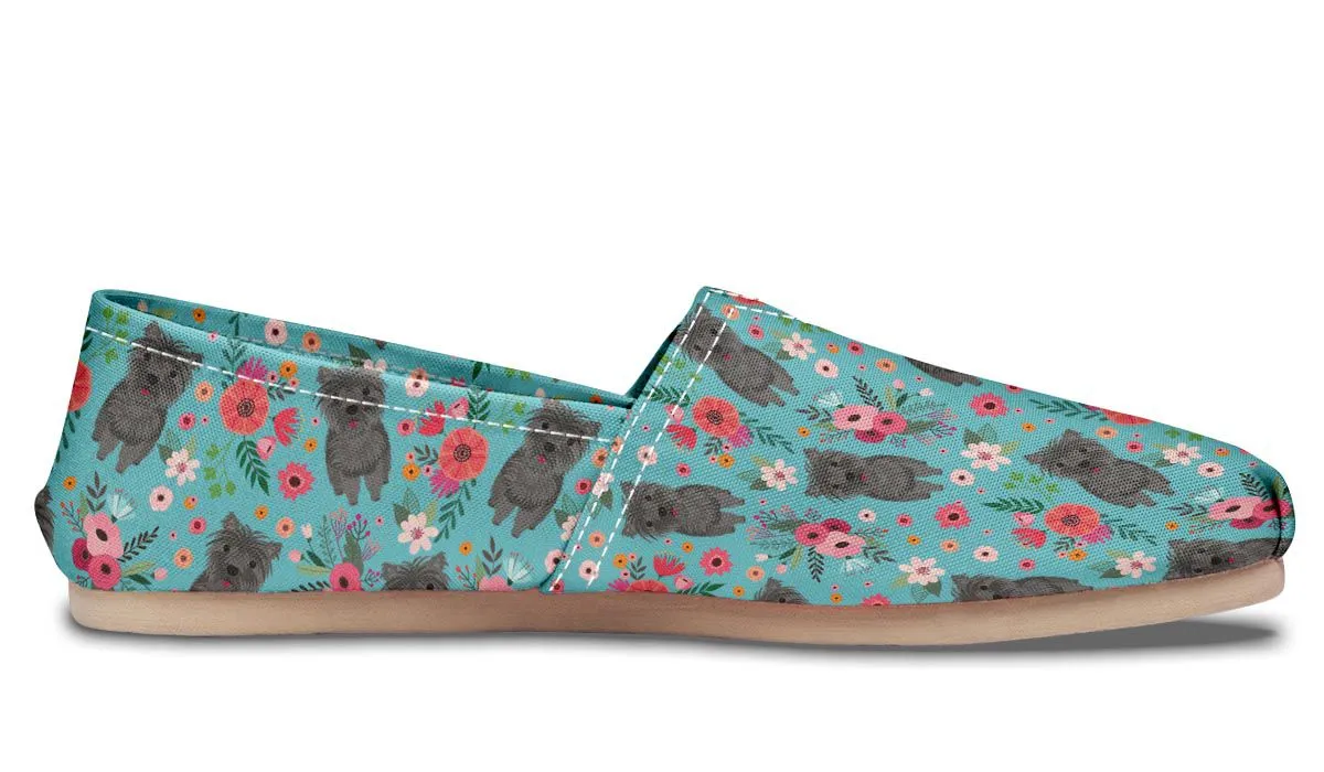 Cairn Terrier Flower Casual Shoes