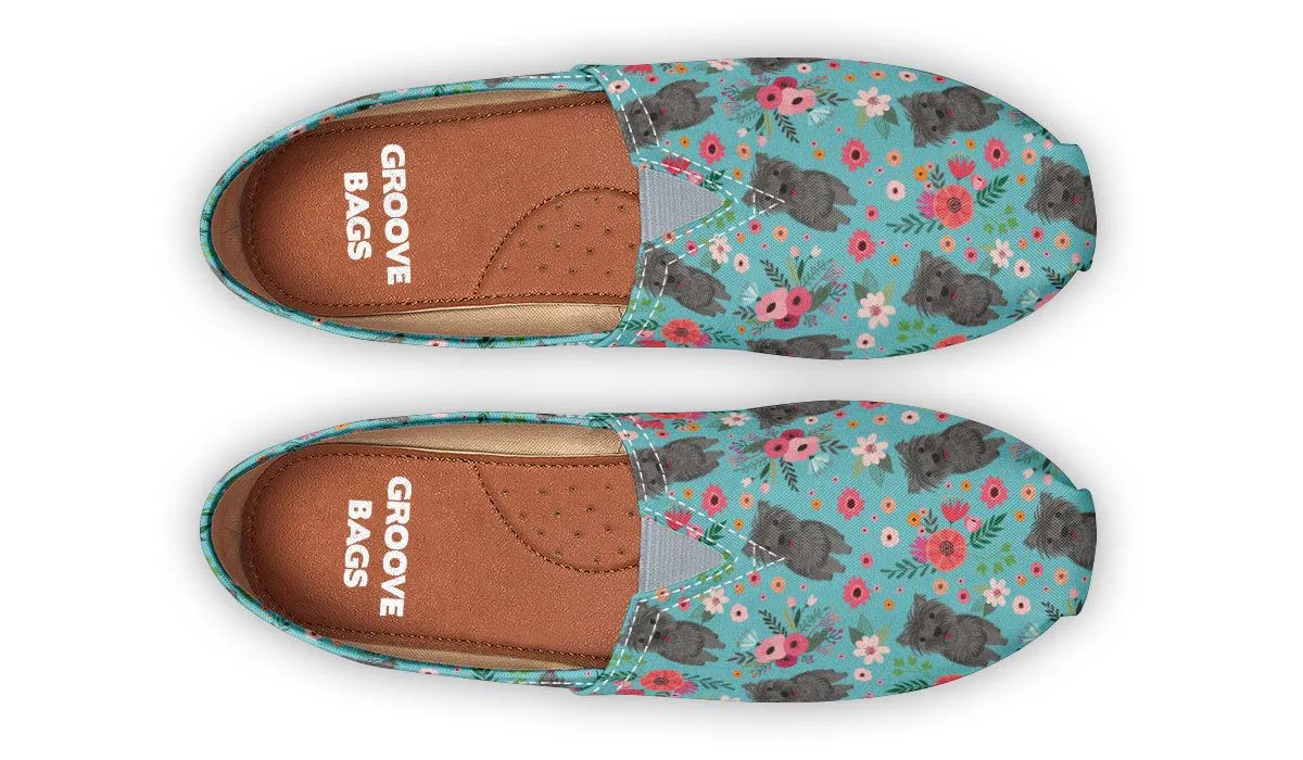 Cairn Terrier Flower Casual Shoes