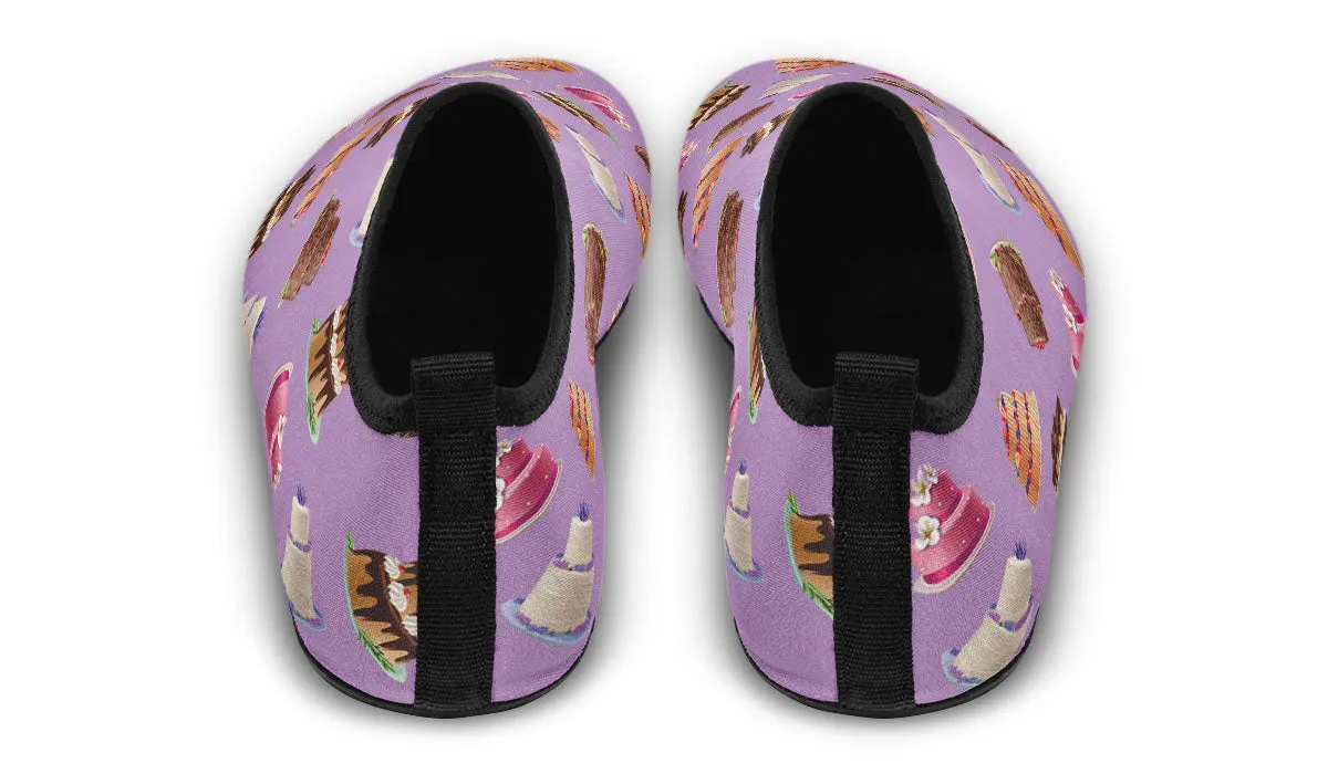 Cake Decorator Purple Aqua Barefoot Shoes
