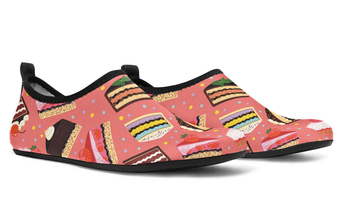 Cake Slice Pink Aqua Barefoot Shoes