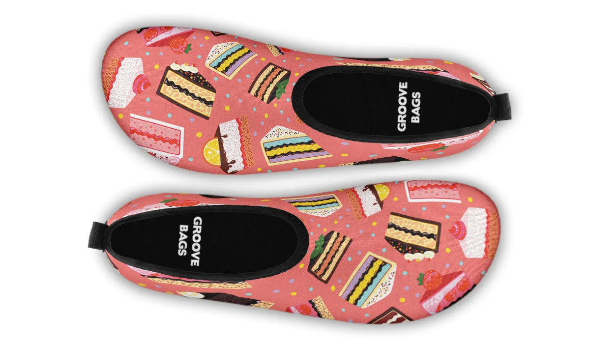 Cake Slice Pink Aqua Barefoot Shoes