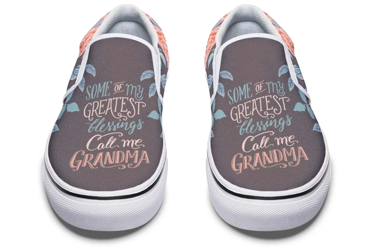 Call Me Grandma Slip-On Shoes