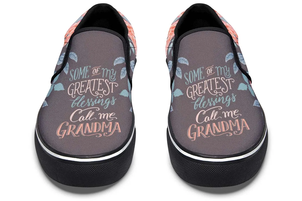 Call Me Grandma Slip-On Shoes