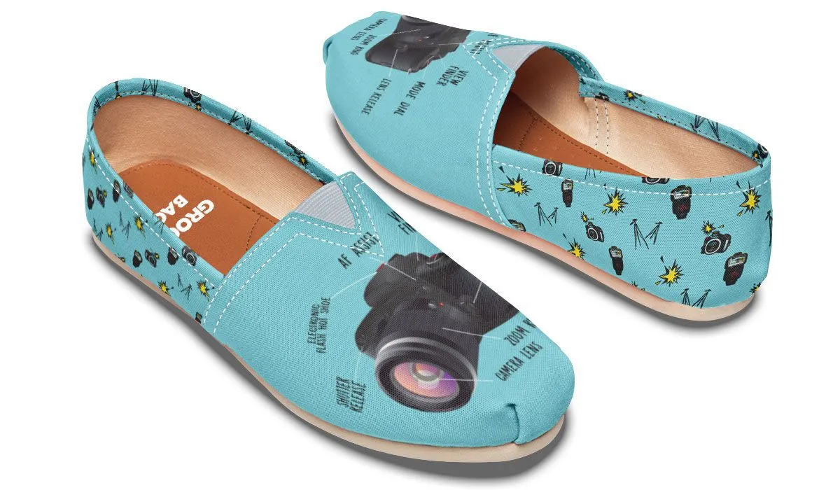 Camera Diagram Casual Shoes