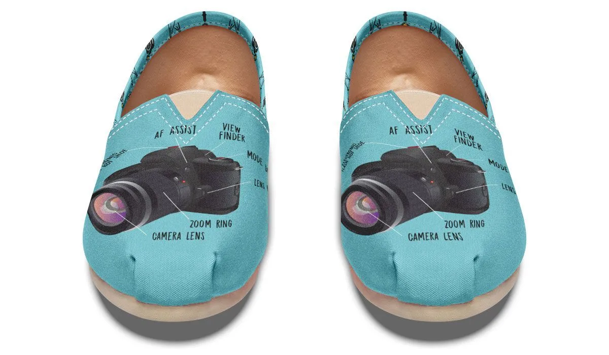 Camera Diagram Casual Shoes