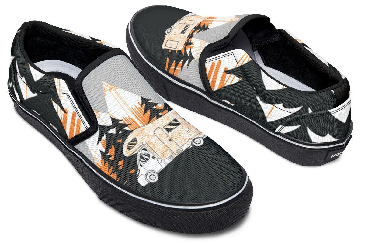 Camping Art Slip-On Shoes