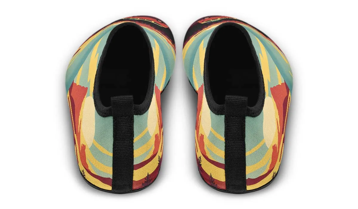 Camping Sunset Aqua Barefoot Shoes