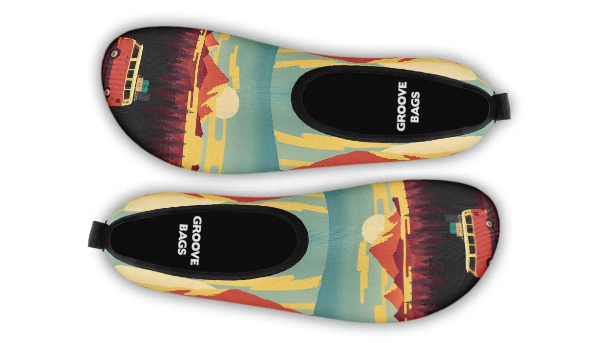 Camping Sunset Aqua Barefoot Shoes