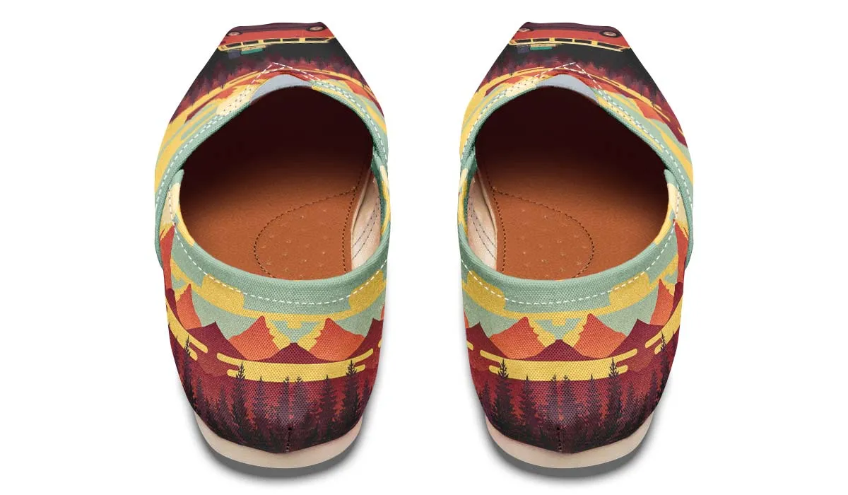 Camping Sunset Casual Shoes