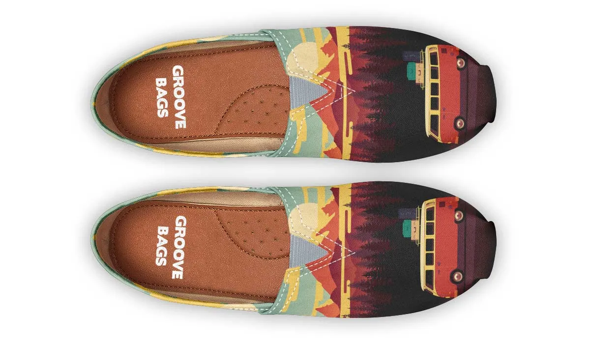 Camping Sunset Casual Shoes