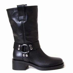 Capri Women's Leather Moto Boot