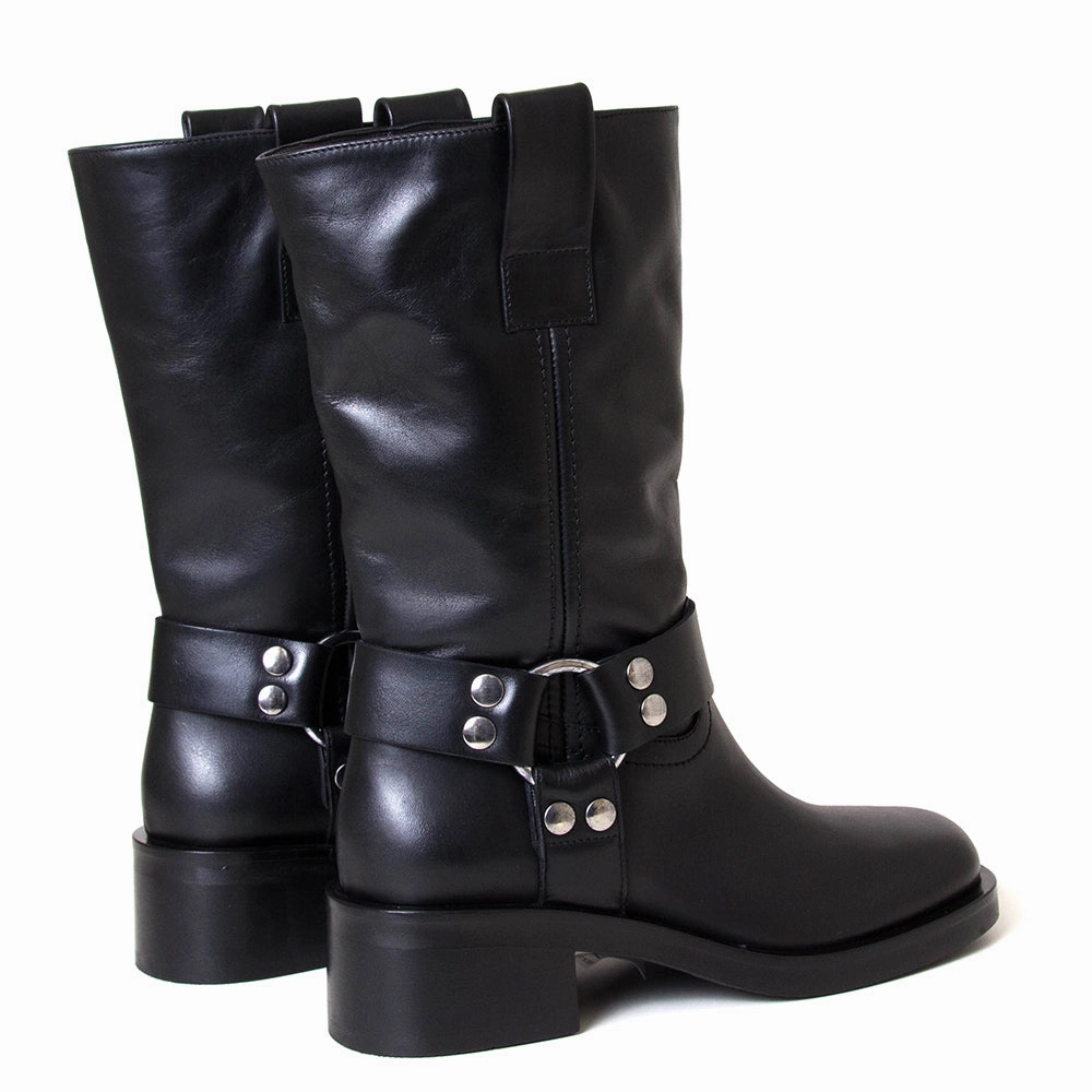 Capri Women's Leather Moto Boot