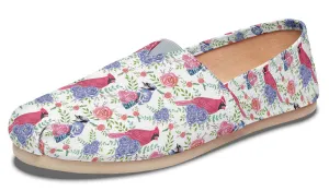 Cardinals And Bluejays Pattern Casual Shoes