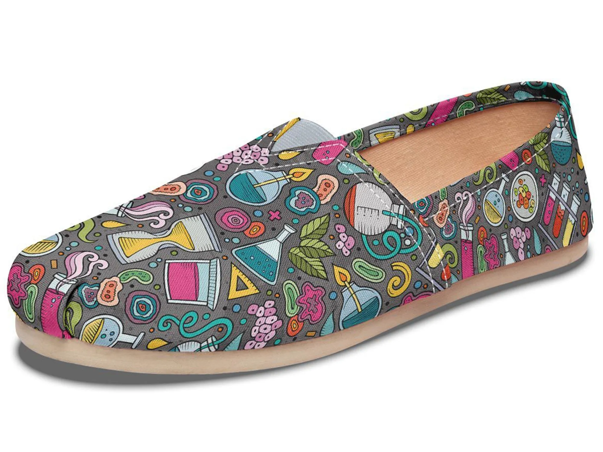 Cartoon Science Casual Shoes