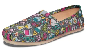 Cartoon Science Casual Shoes