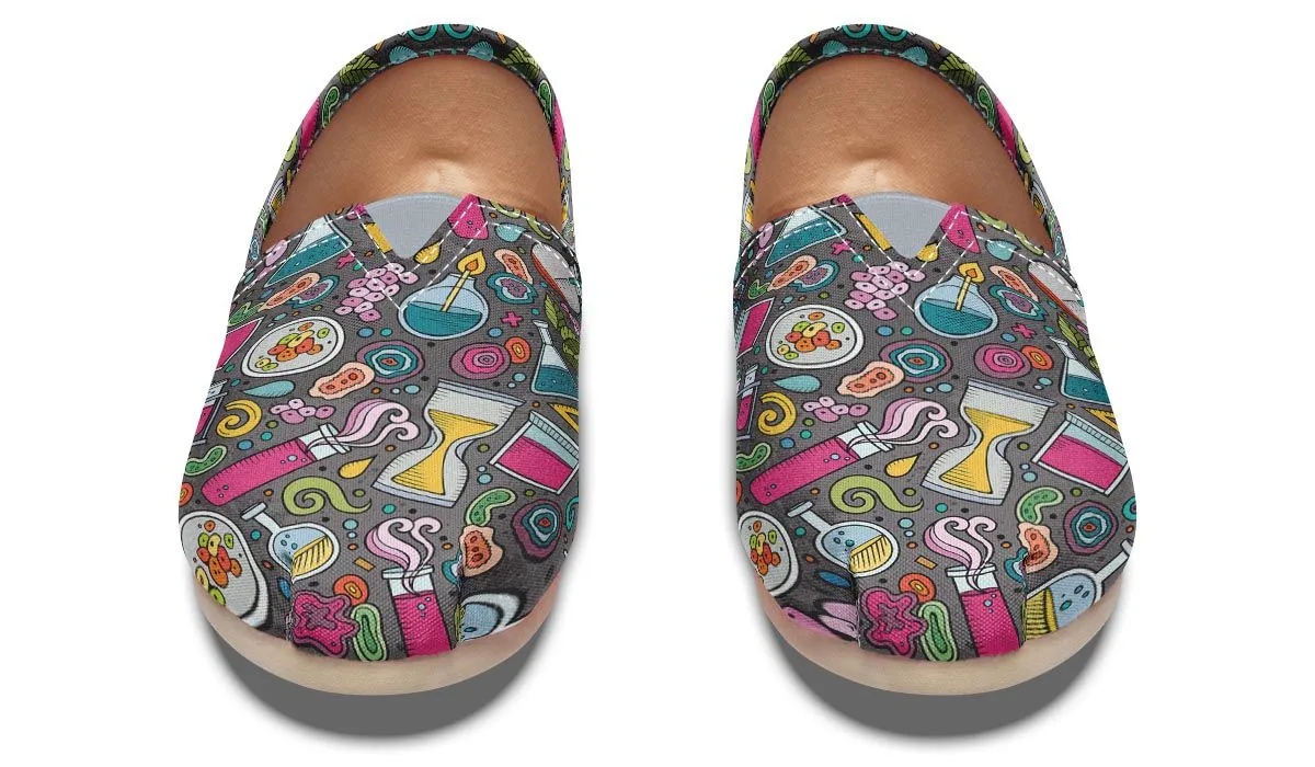 Cartoon Science Casual Shoes