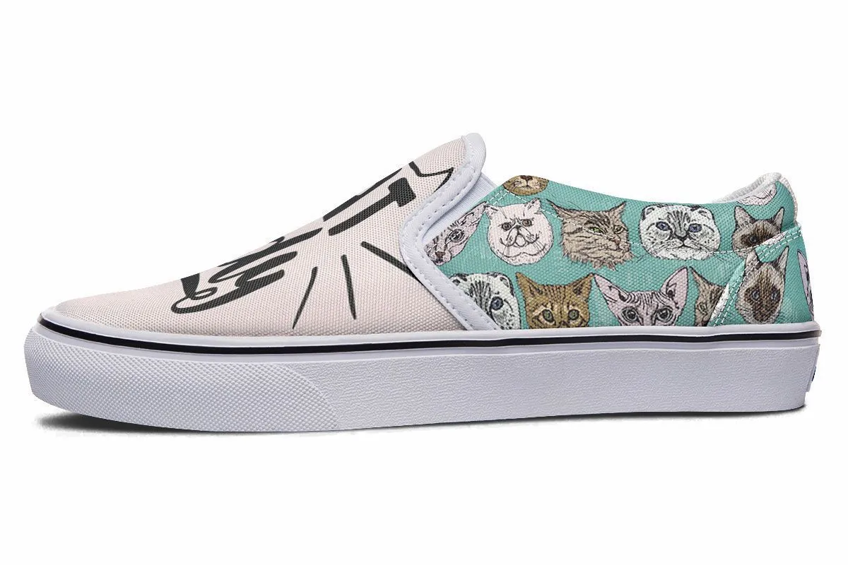 Cat Lady Slip-On Shoes