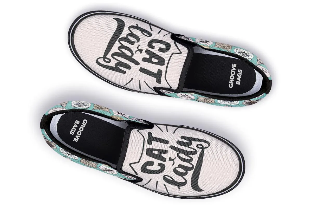 Cat Lady Slip-On Shoes
