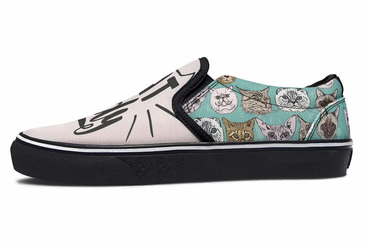 Cat Lady Slip-On Shoes