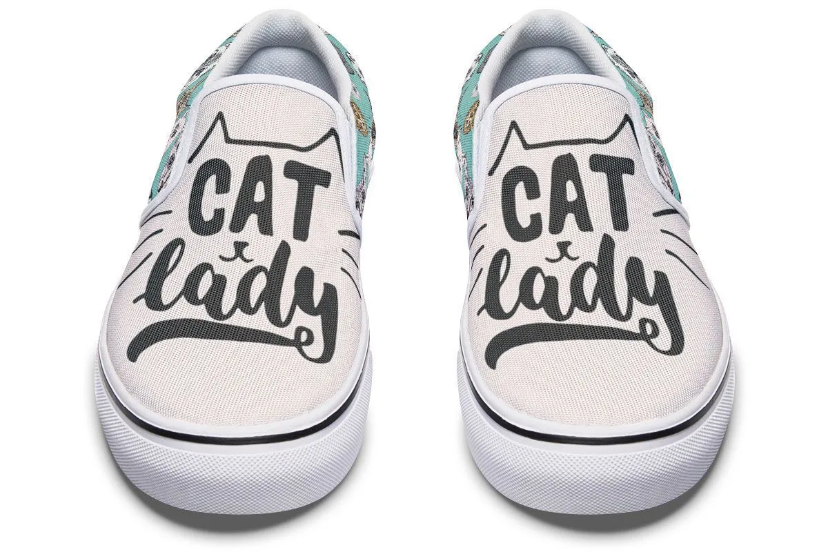 Cat Lady Slip-On Shoes