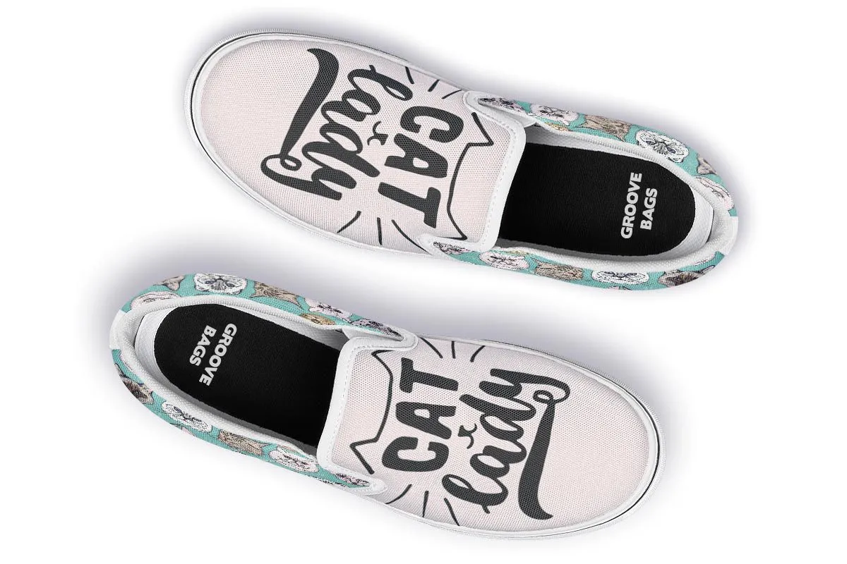 Cat Lady Slip-On Shoes
