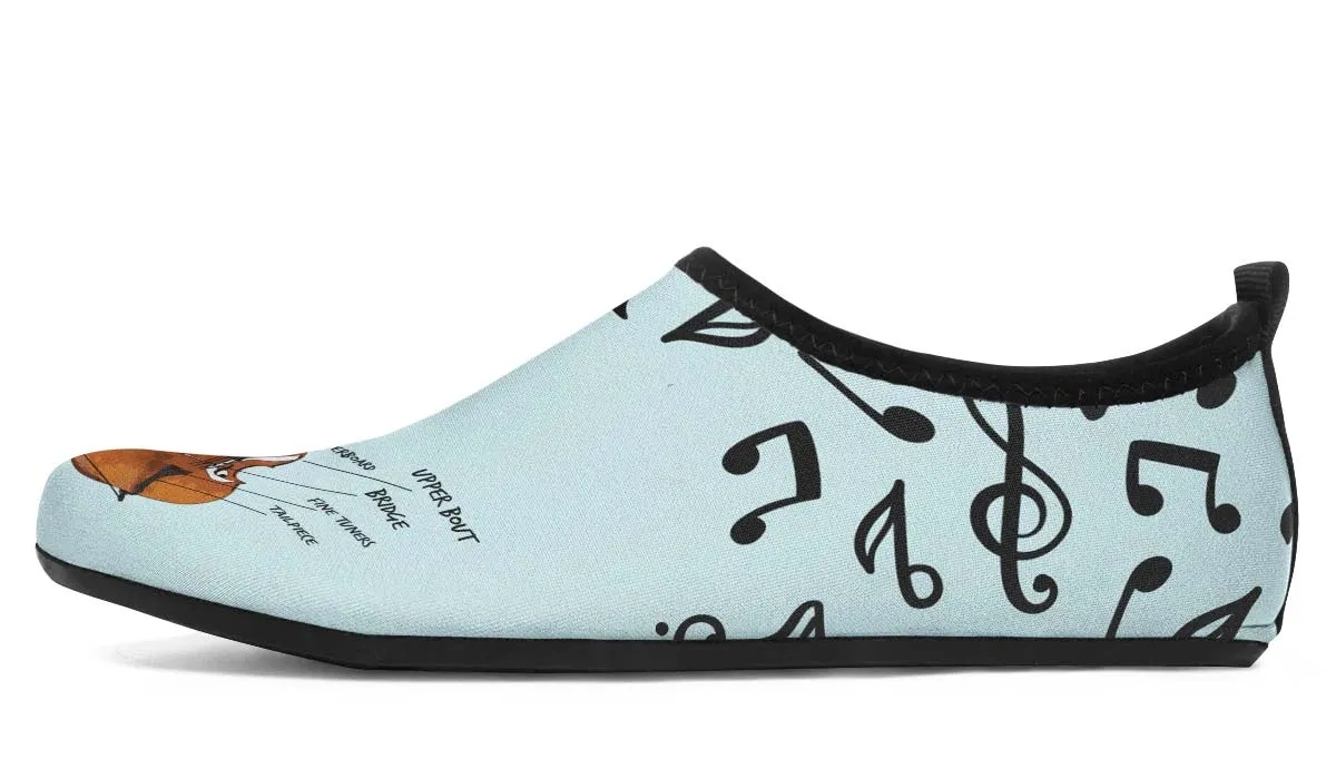 Cello Diagram Aqua Barefoot Shoes