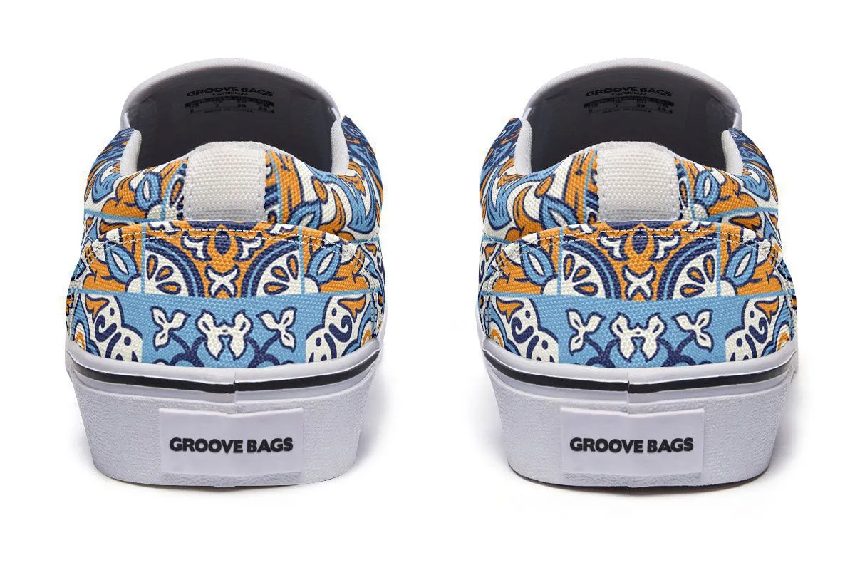 Ceramic Roosters Slip-On Shoes