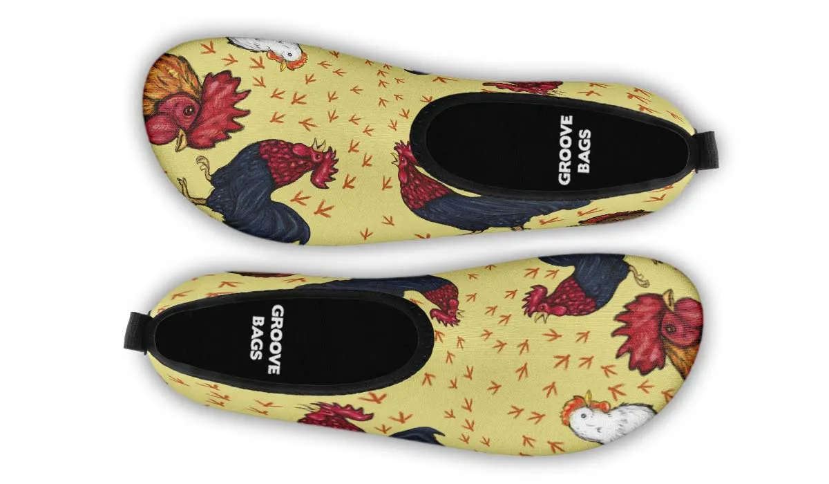 Chicken Aqua Barefoot Shoes