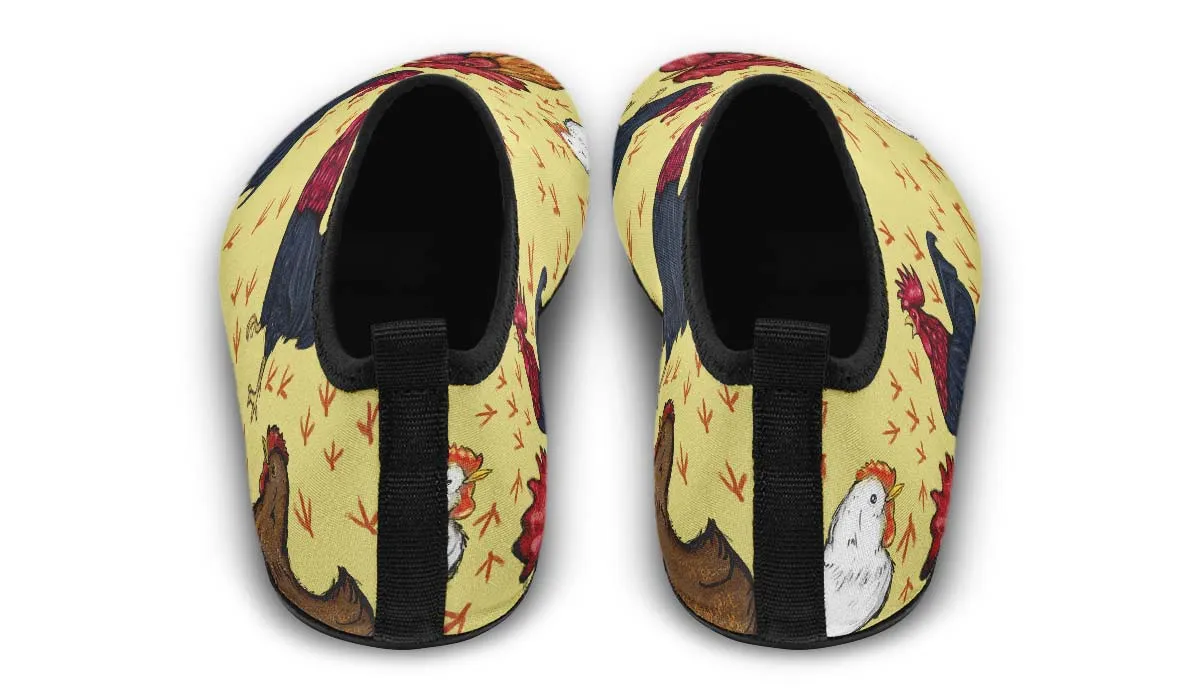 Chicken Aqua Barefoot Shoes