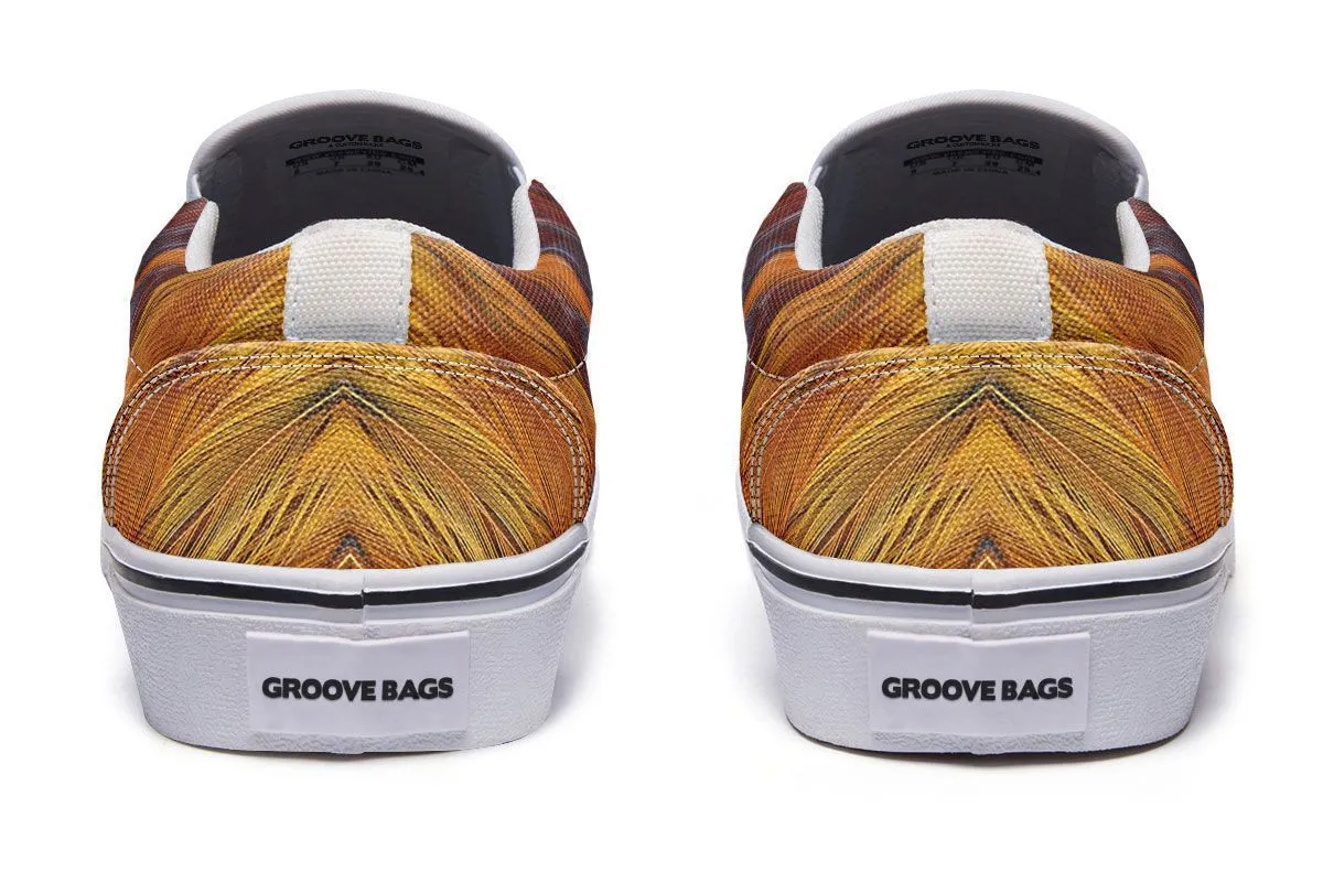 Chicken Feather Slip-On Shoes