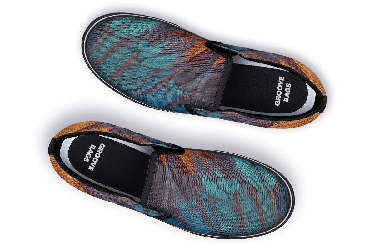 Chicken Feather Slip-On Shoes