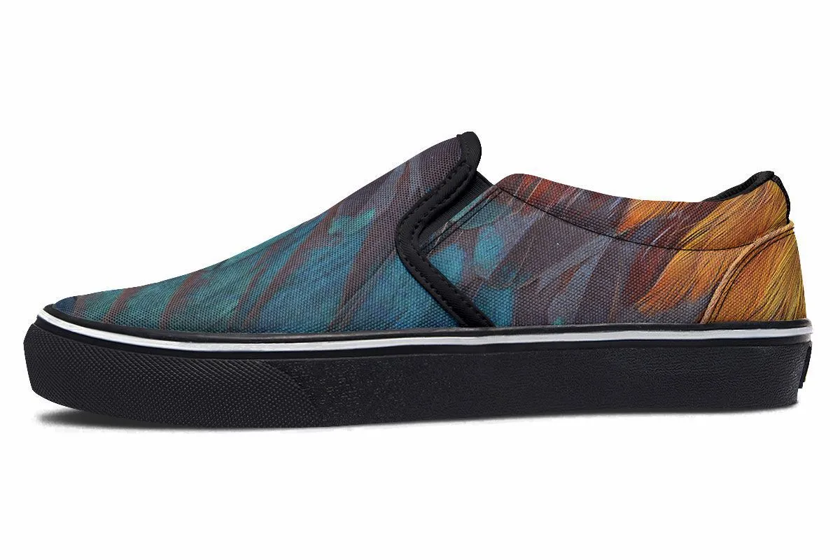 Chicken Feather Slip-On Shoes