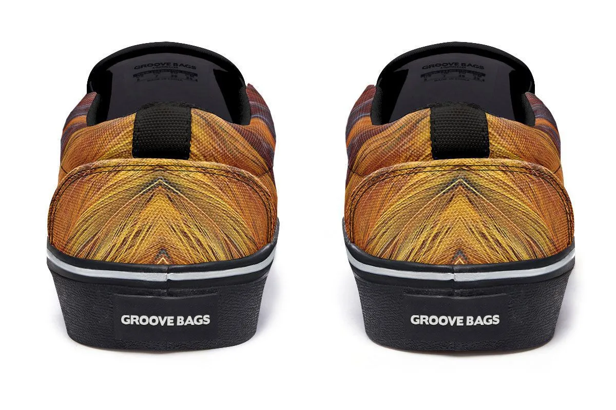 Chicken Feather Slip-On Shoes