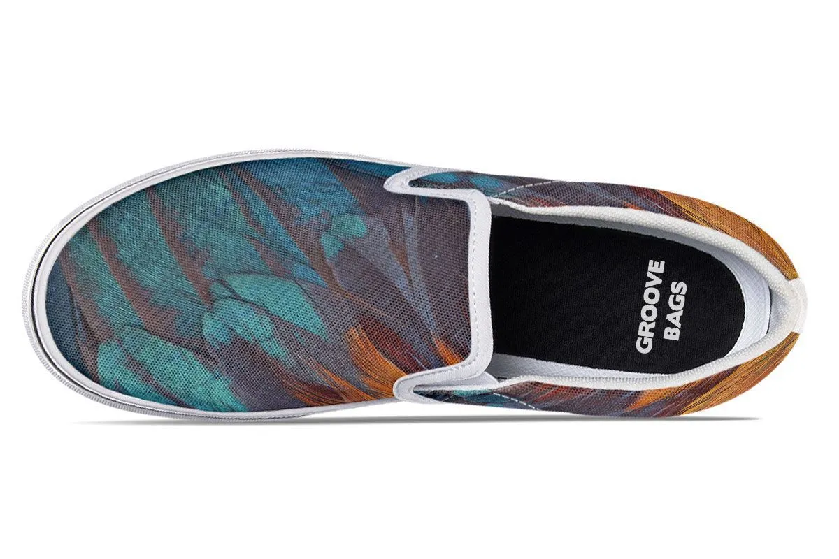 Chicken Feather Slip-On Shoes