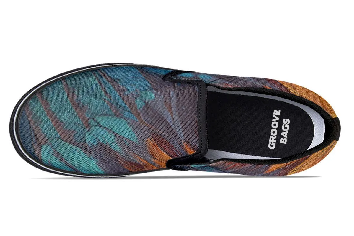 Chicken Feather Slip-On Shoes
