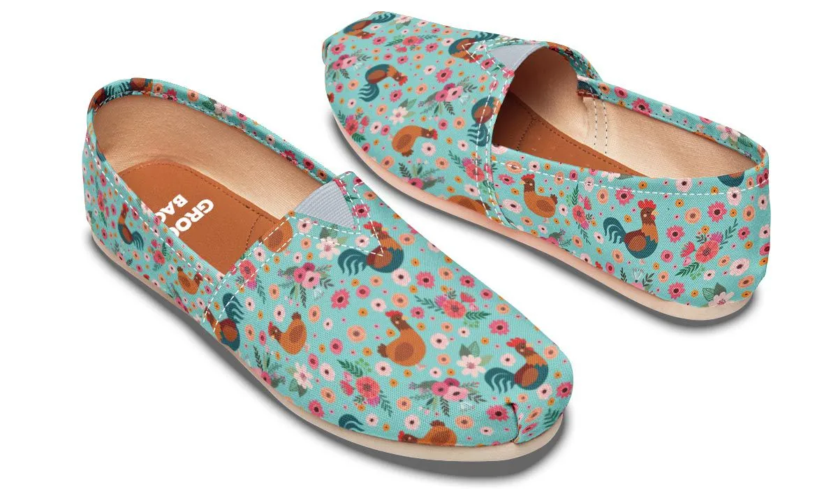 Chicken Flower Casual Shoes