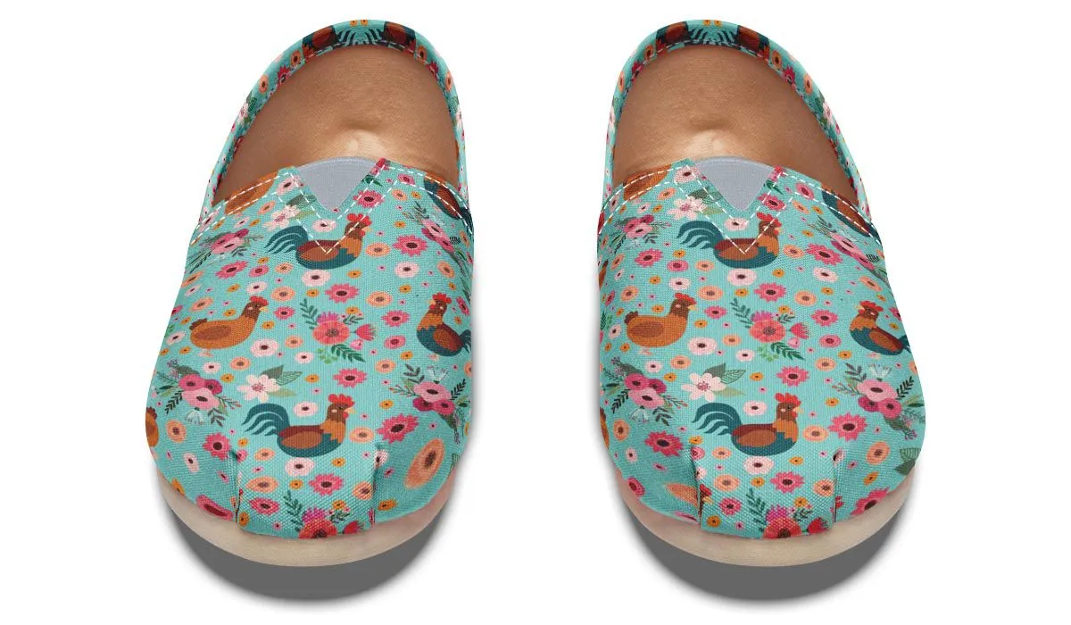 Chicken Flower Casual Shoes