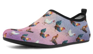 Chicken Lovers Aqua Barefoot Shoes