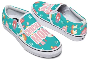 Chicken Mom Slip-On Shoes