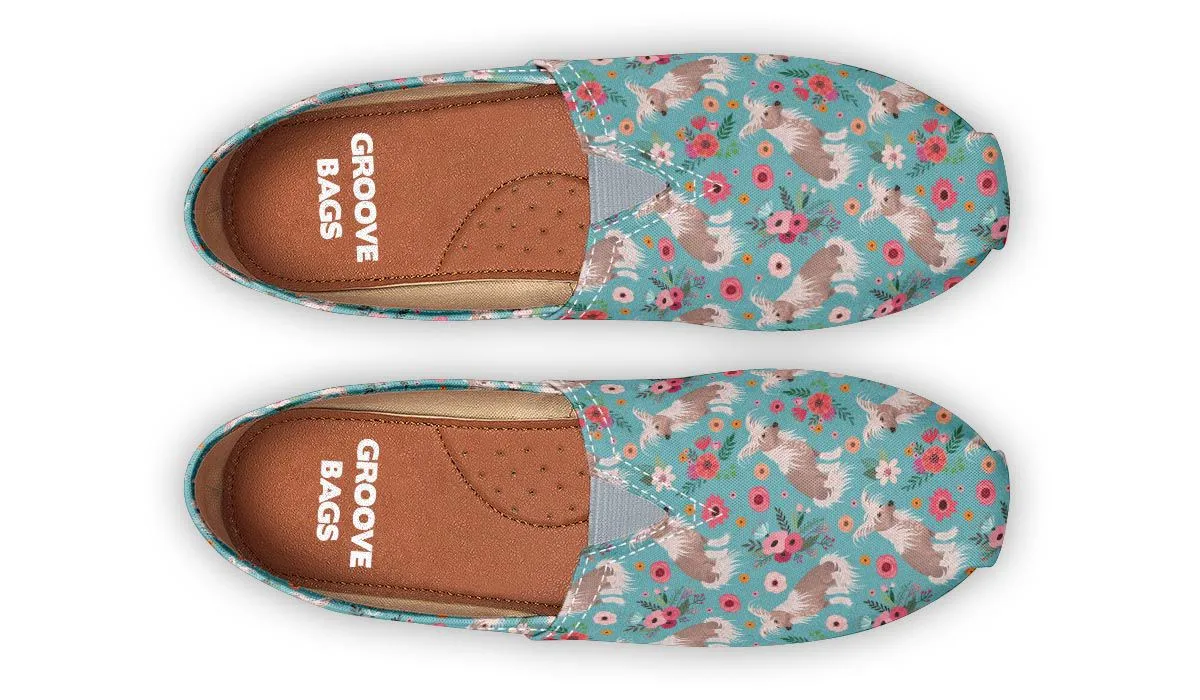 Chinese Crested Flower Casual Shoe