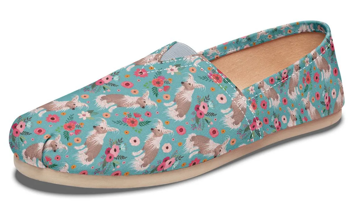Chinese Crested Flower Casual Shoe