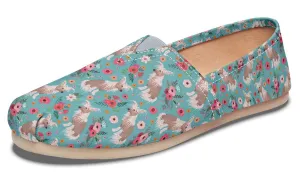 Chinese Crested Flower Casual Shoe
