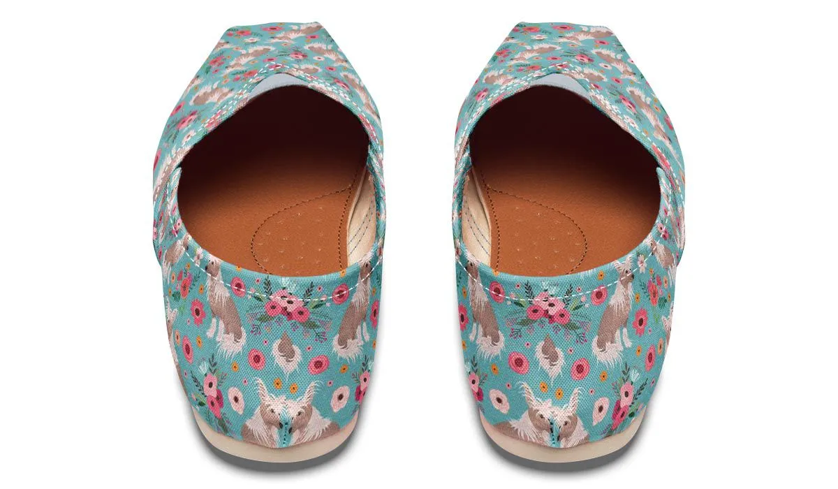 Chinese Crested Flower Casual Shoe