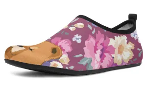 Chow Chow Dog Portrait Aqua Barefoot Shoes