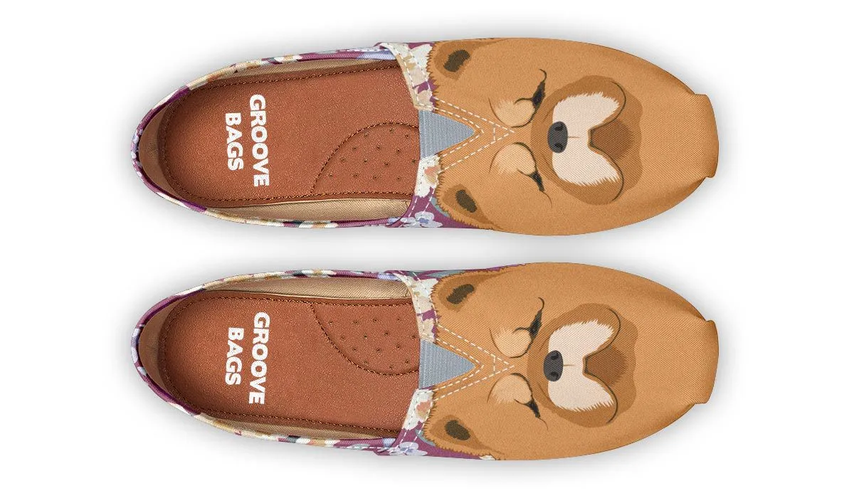 Chow Chow Dog Portrait Casual Shoes