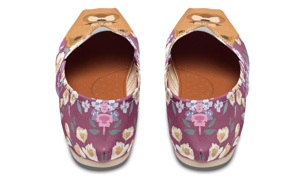 Chow Chow Dog Portrait Casual Shoes