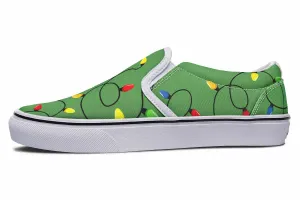 Christmas Lights Slip-On Shoes