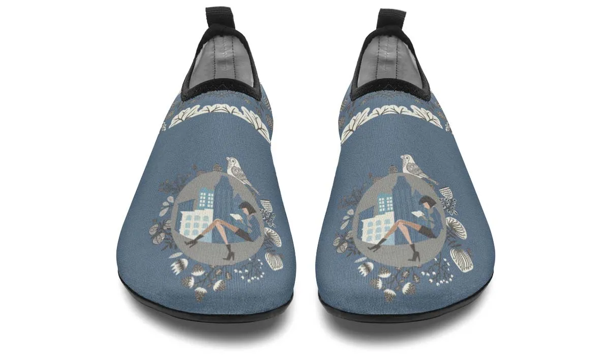City Reading Aqua Barefoot Shoes