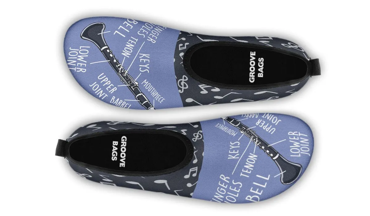 Clarinet Diagram Aqua Barefoot Shoes